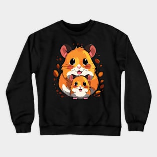 Hamster Fathers Day Crewneck Sweatshirt